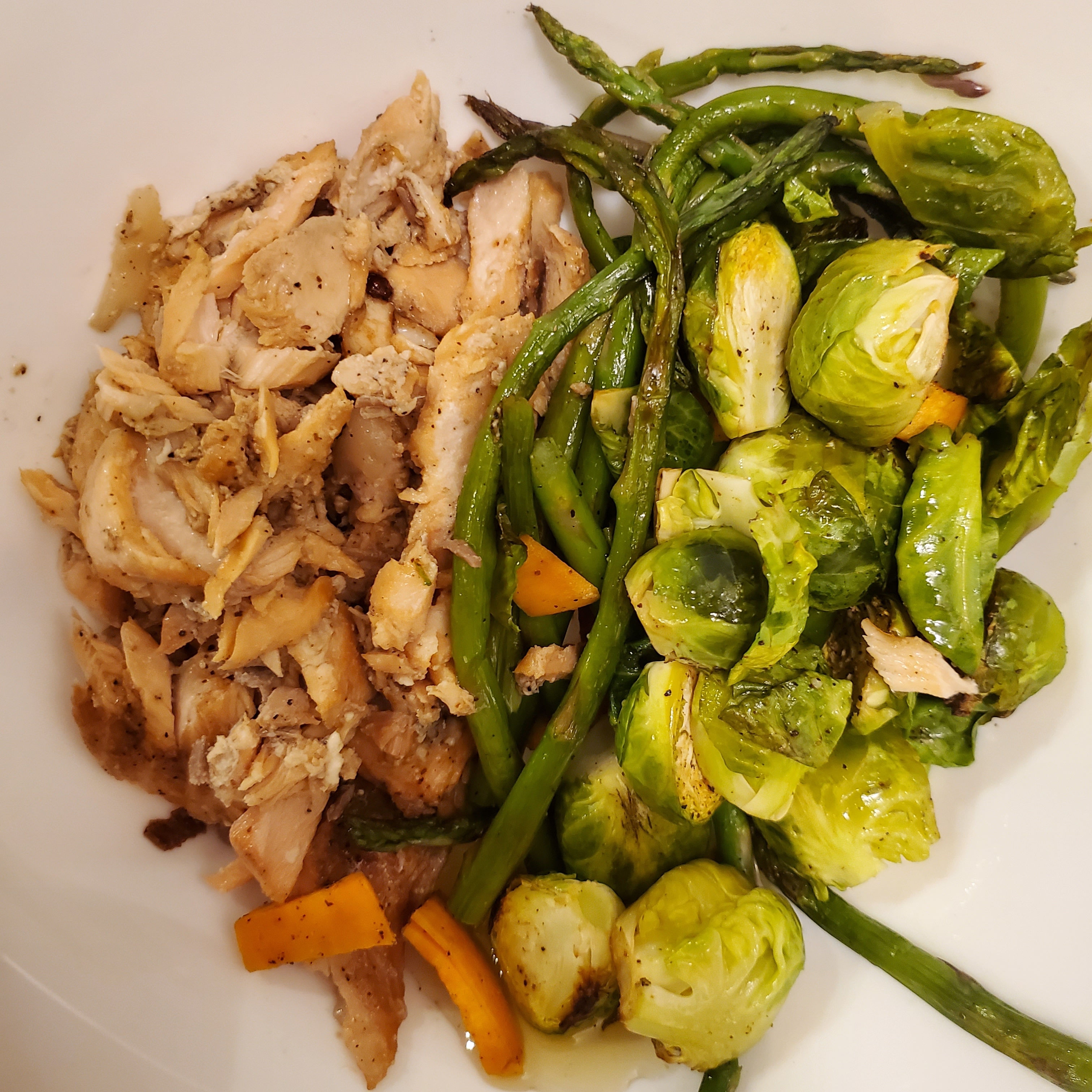 Fish and Roasted Vegetables